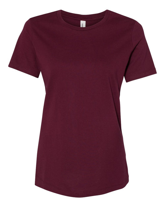 SOLID RELAXED FIT TEE - WOMEN